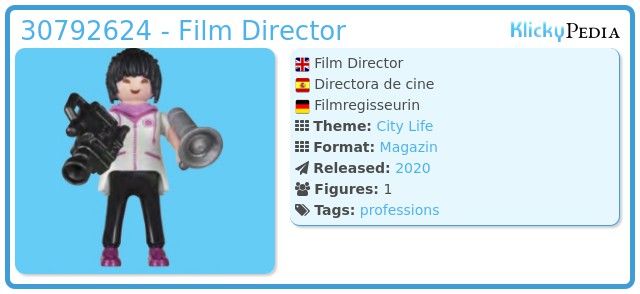 Playmobil 30792624 - Film Director