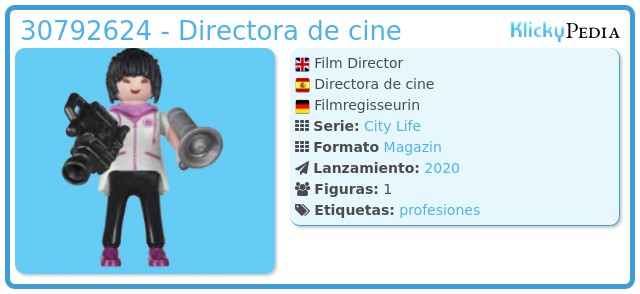Playmobil 30792624 - Directora de cine