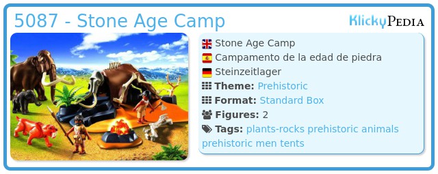 Playmobil 5087 - Stone Age Camp