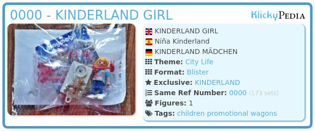 Playmobil 0000 - KINDERLAND GIRL
