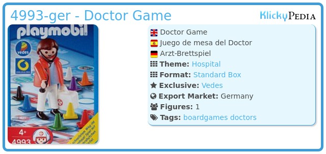 Playmobil 4993-ger - Doctor Game