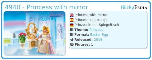 Playmobil 4940 - Princess with mirror