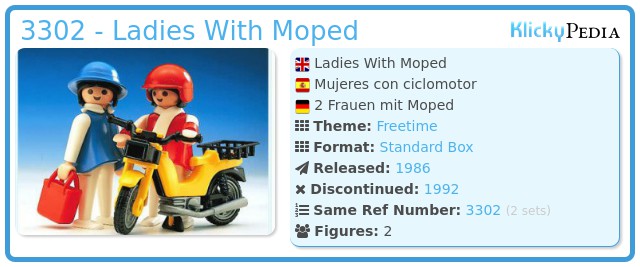 Playmobil 3302 - Ladies With Moped