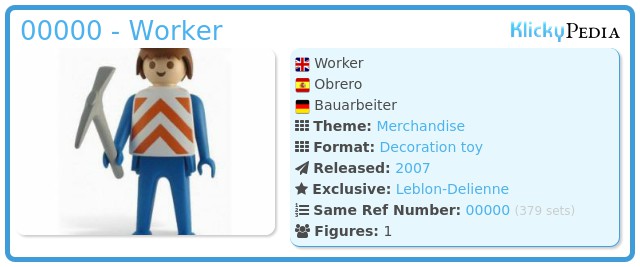 Playmobil 00000 - Worker