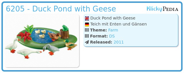 Playmobil 6205 - Duck Pond with Geese