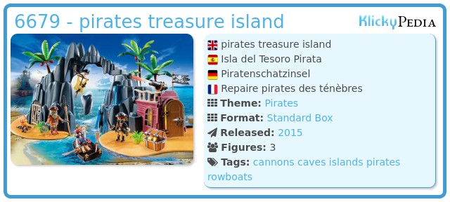 Playmobil 6679 - pirates treasure island
