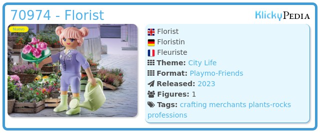 Playmobil 70974 - Florist