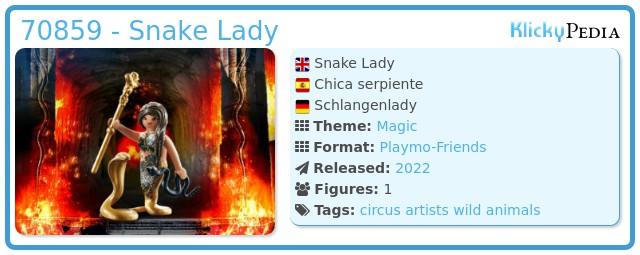 Playmobil 70859 - Snake Lady