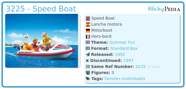Playmobil 3225 - Speed Boat