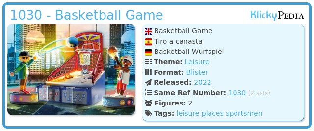 Playmobil 1030 - Basketball Game