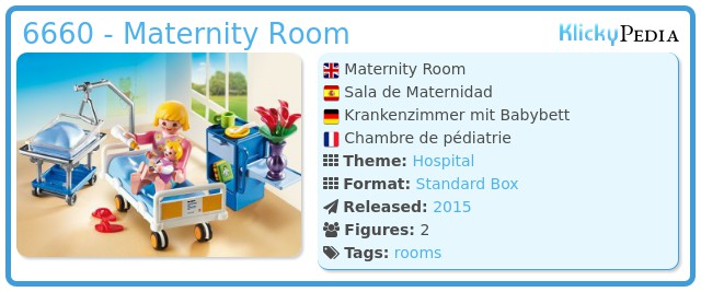 Playmobil 6660 - Maternity Room