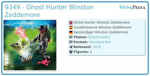 Playmobil 9349 - Ghost Hunter Winston Zeddemore