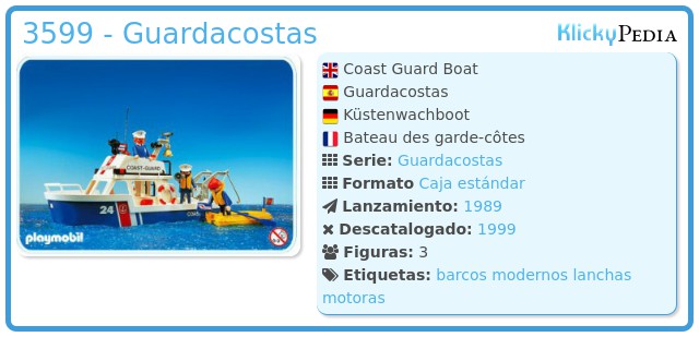 Playmobil 3599 - Guardacostas