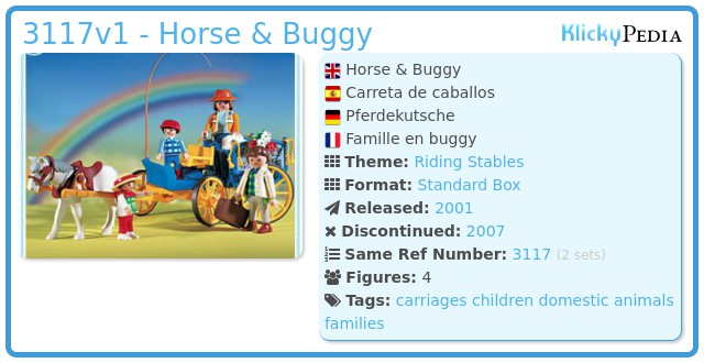 Playmobil 3117v1 - Horse & Buggy