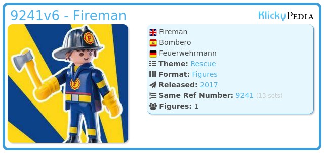 Playmobil 9241v6 - Fireman