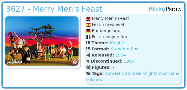 Playmobil 3627 - Merry Men's Feast