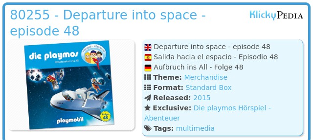 Playmobil 80255 - Departure into space - episode 48