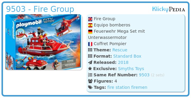 Playmobil 9503 - Fire Group
