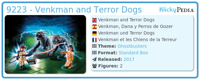 Playmobil 9223 - Venkman and Terror Dogs