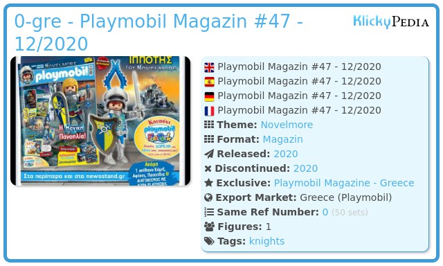Playmobil 0-gre - Playmobil Magazin #47 - 12/2020