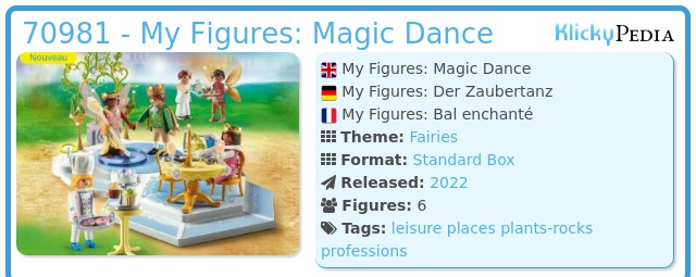 Playmobil 70981 - My Fi?ures - Magic Dance