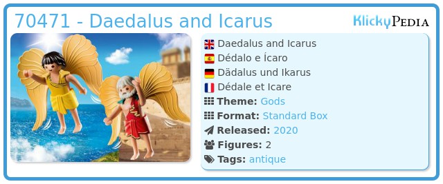 Playmobil 70471 - Daedalus and Icarus