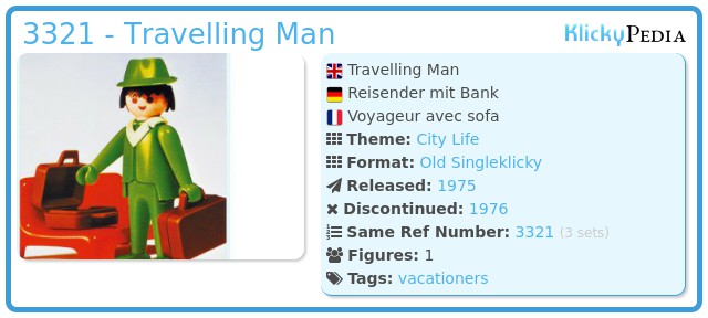Playmobil 3321 - Travelling Man