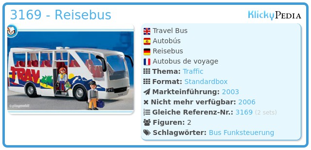 Playmobil 3169 - Reisebus