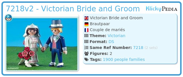 Playmobil 7218v2 - Victorian Bride and Groom