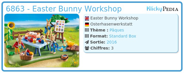 Playmobil 6863 - Easter Bunny Workshop