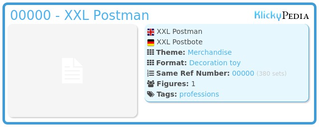 Playmobil 00000 - XXL Postman