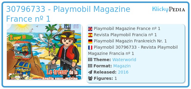 Playmobil 30796733 - Playmobil Magazine France nº 1