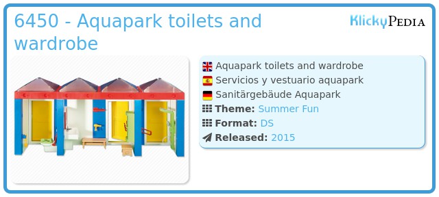 Playmobil Freizeit Umkleide 6450 Sanitärgebäude zum Schwimmbad Aquapark 