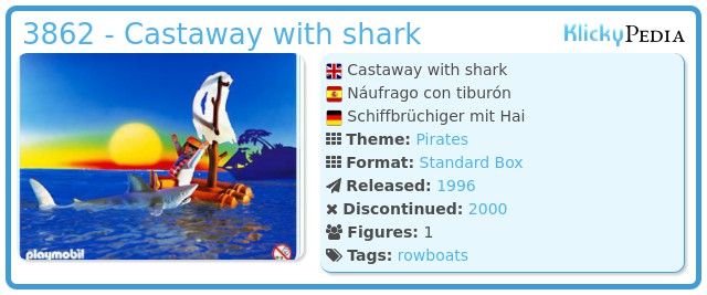 Playmobil 3862 - Castaway with shark