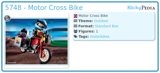 Playmobil 5748 - Motor Cross Bike