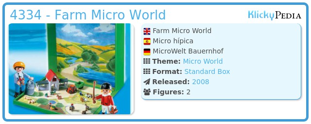 Playmobil 4334 - Farm Micro World