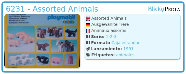 Playmobil 6231 - Assorted Animals