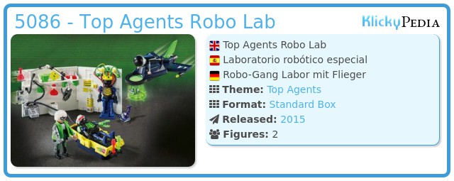 Playmobil 5086 - Top Agents Robo Lab