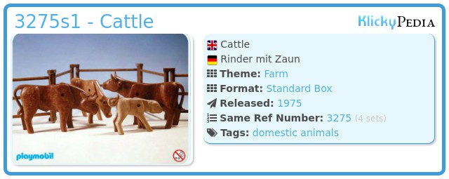Playmobil 3275s1 - Cattle