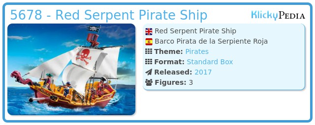 Playmobil 5678 - Red Serpent Pirate Ship