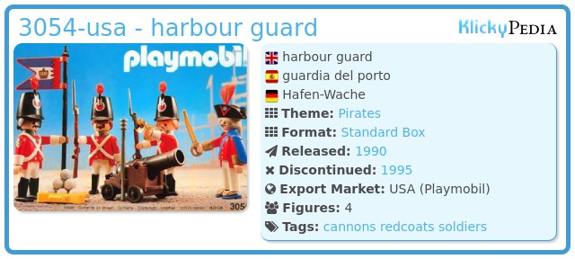 Playmobil 3054-usa - harbour guard