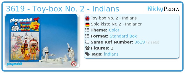 Playmobil 3619 - Toy-box No. 2 - Indians