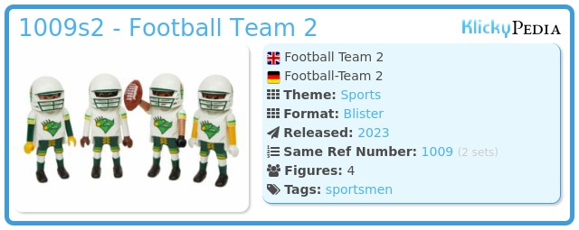 Playmobil 1009s2 - Football Team 2
