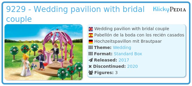 Playmobil 9229 - Wedding pavilion with bridal couple