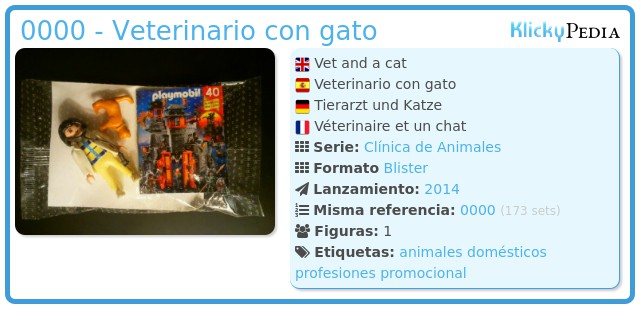Playmobil 0000 - Veterinario con gato