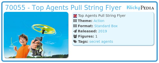 Playmobil 70055 - Top Agents Pull String Flyer