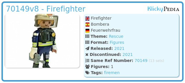 Playmobil 70149v8 - Firefighter