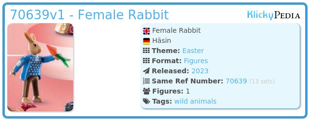 Playmobil 70639v1 - Female Rabbit