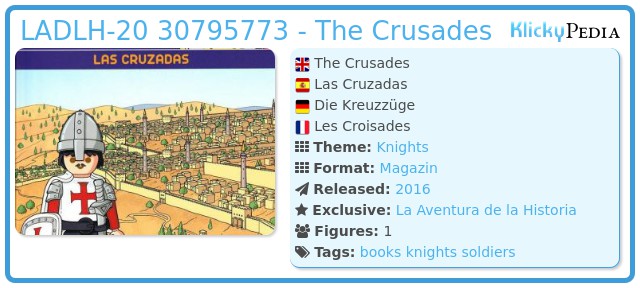 Playmobil LADLH-20 30795773 - The Crusades