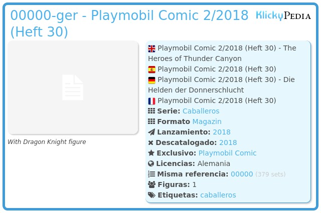 Playmobil 00000-ger - Playmobil Comic 2/2018 (Heft 30)